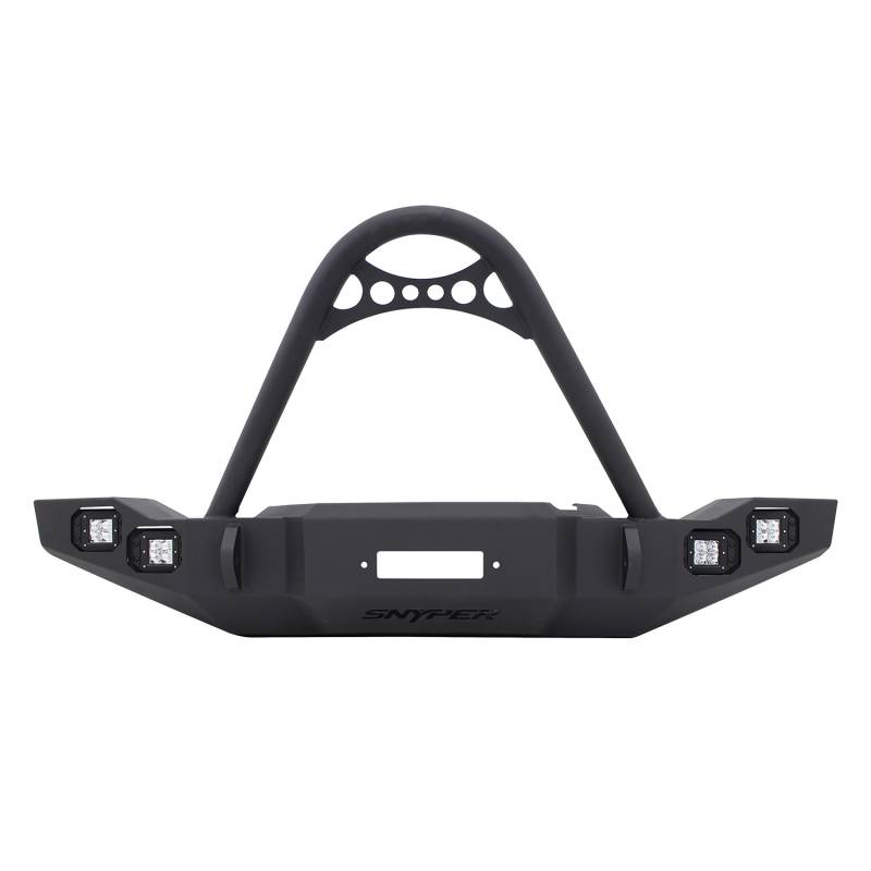 Westin - Westin 59-9515-12JKX5 Marksman Front Bumper w/Stinger Jeep Wrangler JK 2007-2018