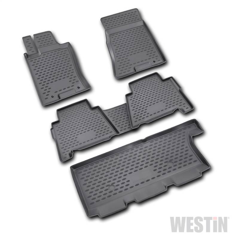 Westin - Westin 74-22-51011 Profile Liners Front, 2nd & 3rd Row Set Kia Borrego 2009-2010