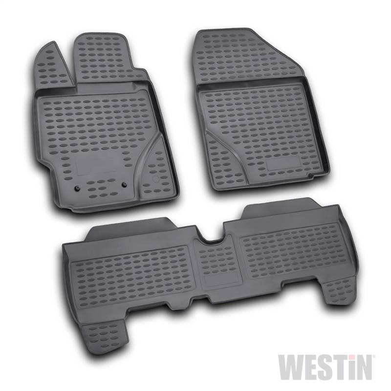 Westin - Westin 74-41-31006 Profile Floor Liners Front & 2nd Row Toyota Yaris Hatchback 2006-2011