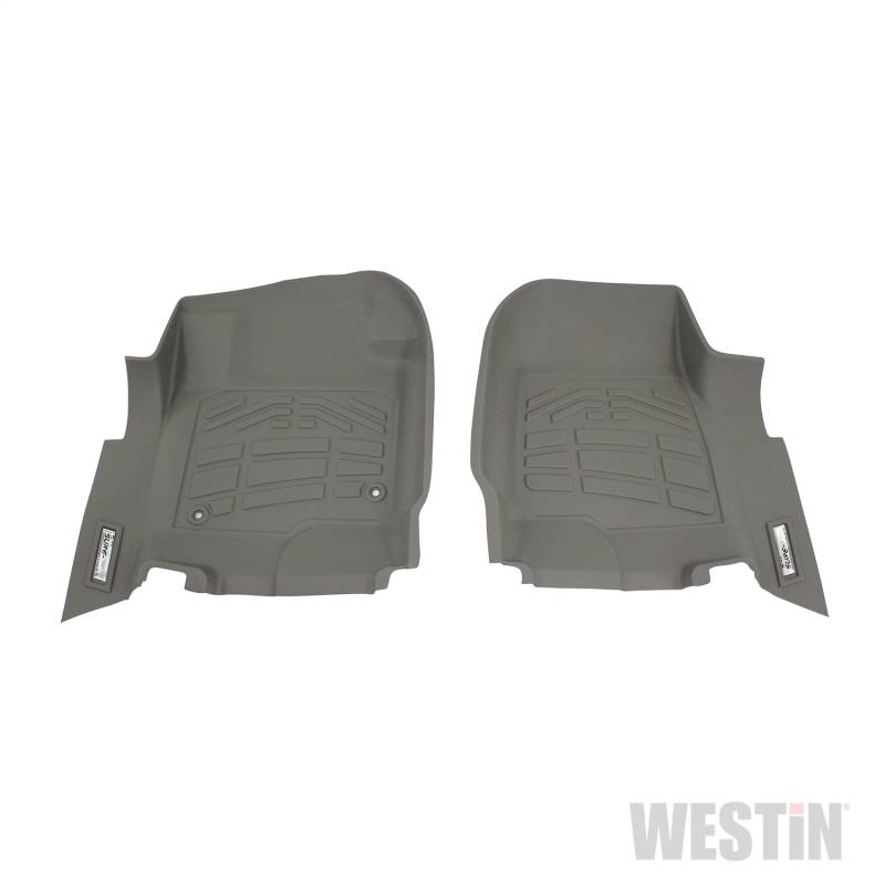 Westin - Westin 72-120084 Sure Fit Floor Liners Front Ford F-250/350/450/550 Super/Crew Cab 2017-2019