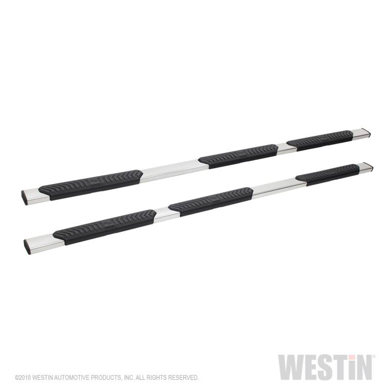 Westin - Westin 28-534590 R5 M-Series Wheel-to-Wheel Nerf Step Bars Chevrolet/GMC Chevy Silverado and GMC Sierra 1500 Extended/Double Cab 2007-2018 (6.5' Bed) (Excl. 2007 Classic) and Silverado LD/Sierra 1500 Limited Double Cab 2019 (6.5' Bed) and 2500/3500 Extend