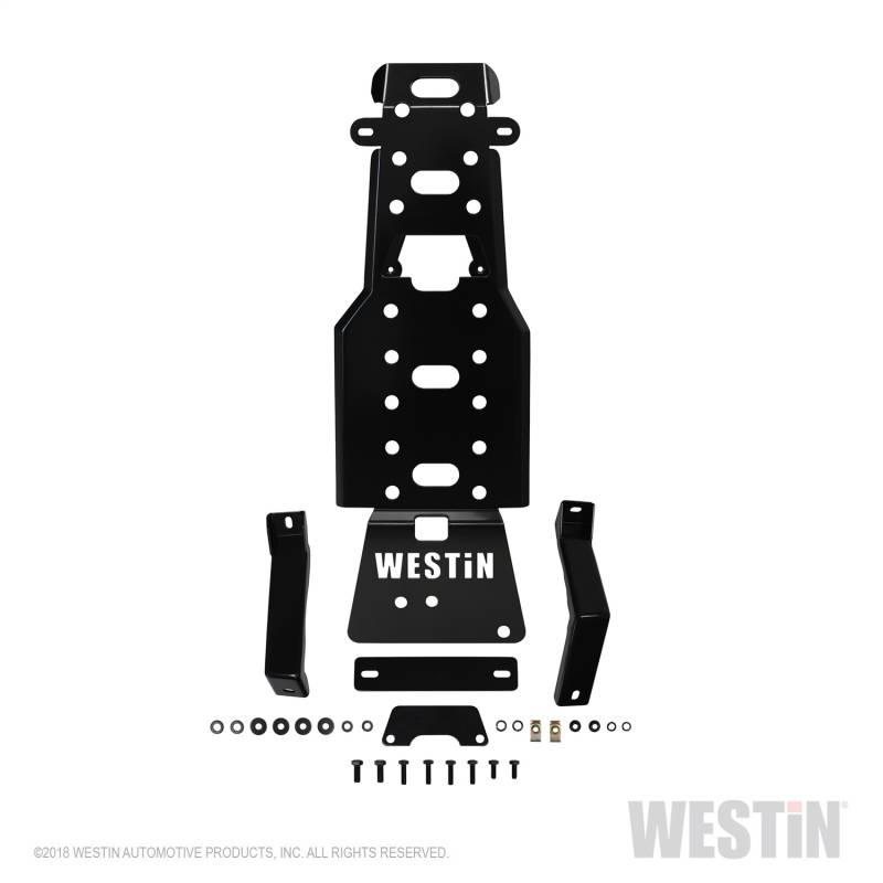 Westin - Westin 42-21125 Transmission Pan Skid Plate Jeep Wrangler Unlimited 4dr 2007-2011 and Wrangler 2dr 2007-2011