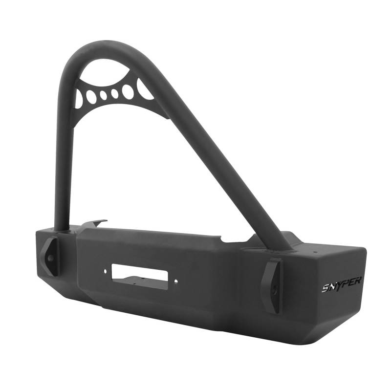 Westin - Westin 59-6515-12JKX5 Scope Stubby Front Bumper w/Stinger Jeep Wrangler JK 2007-2018