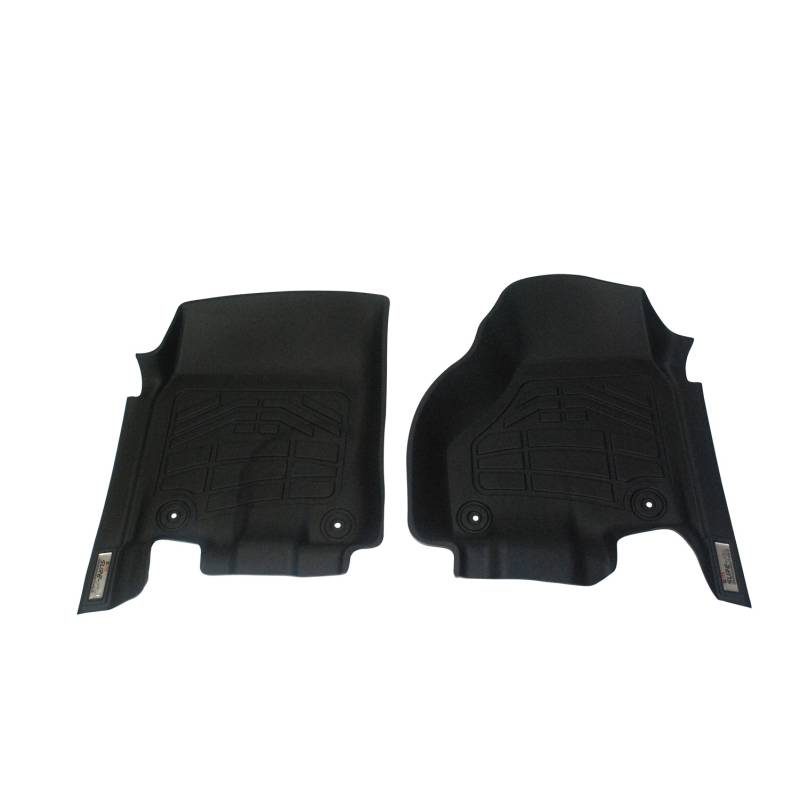 Westin - Westin 72-110043 Sure Fit Floor Liners Front Ram Dodge RAM 1500 Crew Cab/Mega Cab 2012-2018 and 1500 Classic Crew/Mega Cab 2019-2020 and 2500/3500 Crew/Mega Cab 2012-2018 (two retention hooks)