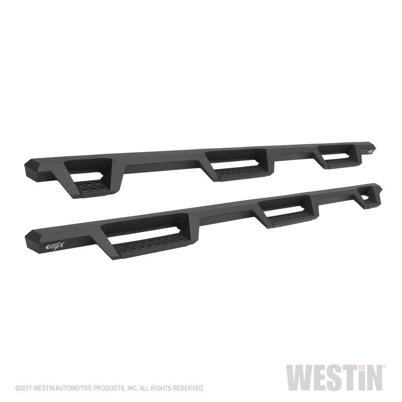 Westin - Westin 56-534025 HDX Drop Wheel-to-Wheel Nerf Step Bars Ford F-250/350 Crew Cab 2017-2020 (6.75' Bed)