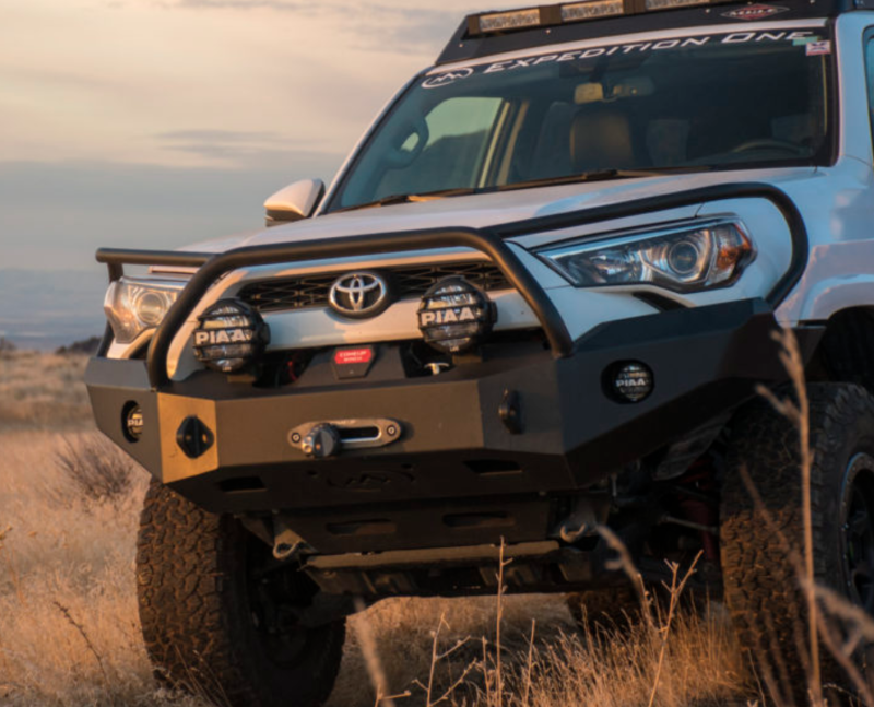 Expedition One - Expedition One 4RFB100_PC Base Front Bumper for Toyota 4Runner 2014-2019 - Textured Black