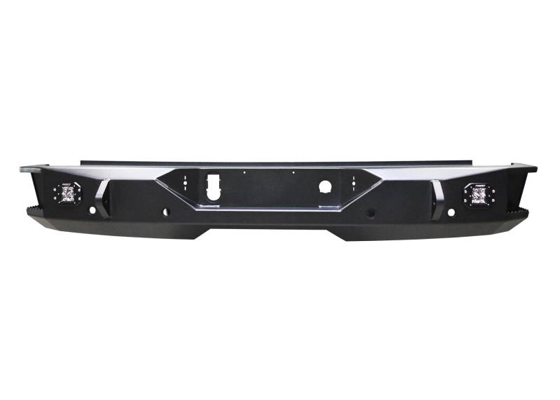 Backwoods - Backwoods BWGFS2-201ZZPPN Brute Rear Bumper with Sensor Holes for Chevy Silverado 2500 HD/3500 2015-2018