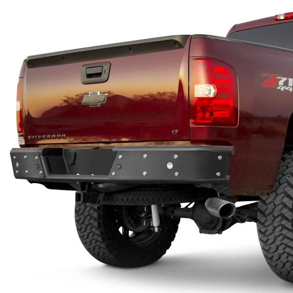 ICI - ICI PRR103CH Full Width Rear Bumper without Sensor Holes Chevy Silverado 1500 2007-2013