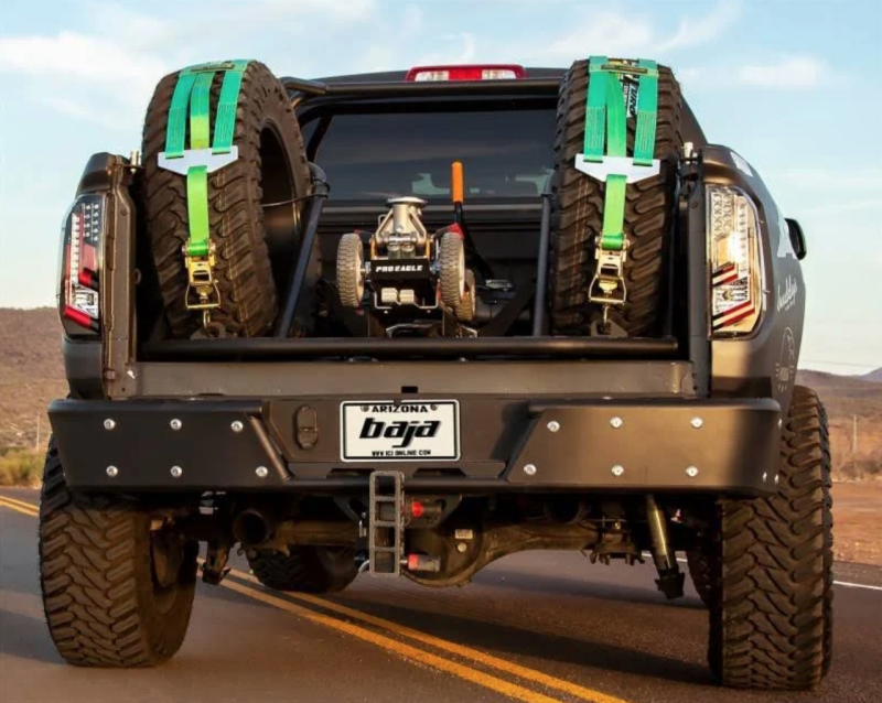 ICI - ICI PRR401TY Full Width Rear Bumper without Sensor Holes Toyota Tundra 2014-2020