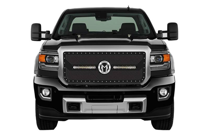 ICI - ICI CLG008CHN CL Mesh Grille with LED Lights- Chrome GMC Sierra 2500HD/3500 2011-2014