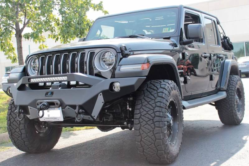 Hammerhead Bumpers - Hammerhead 600-56-0775 Ravager Full Width Winch Front Bumper with Pre-Runner Bar Jeep Gladiator JT 2020-2021