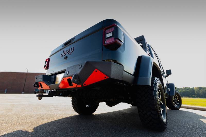 Hammerhead Bumpers - Hammerhead 600-56-0941 Ravager Rear Bumper Jeep Wrangler JL 2018-2020