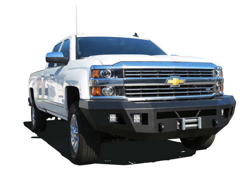 Scorpion Extreme Armor - Scorpion 6002203BK HD Front bumper with LED Lights Chevy Silverado 2500/3500 2015-2019