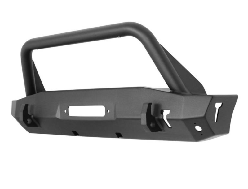 Westin - Westin 59-80015 WJ2 Stubby Front Bumper w/Bull Bar Jeep Wrangler JK 2007-2018