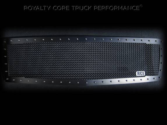 Royalty Core - Royalty Core 13642 Chevrolet 1500 2007-2013 RC1 Satin Black Grille Replacement Satin 10.0 Mesh