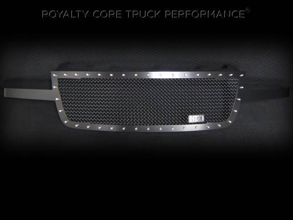 Royalty Core - Royalty Core 13667 Chevrolet 2500/3500 2005-2007 RC1 Full Grille Replacement Satin Black