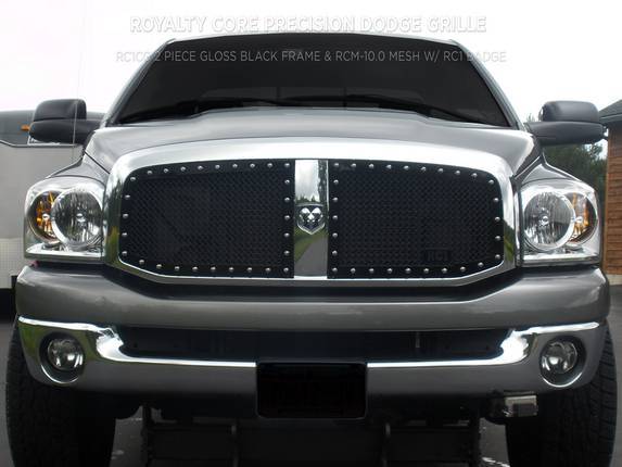 Royalty Core - Royalty Core 13669 Dodge Ram 1500 2002-2005 RC1 Classic Grille 2 Piece