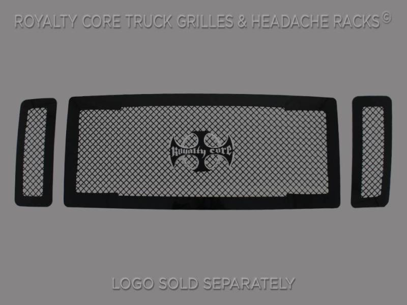 Royalty Core - Royalty Core 13813 Ford Super Duty 2008-2010 RC1 Main Grille 3 Piece No Studs-Smooth Look