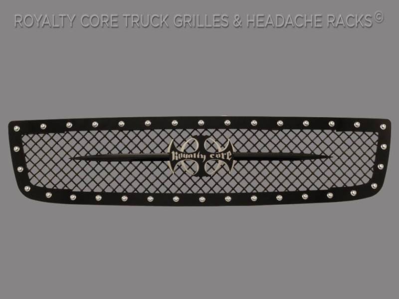 Royalty Core - Royalty Core 13874 GMC Sierra 2500/3500 2003-2006 RC1 Main Grille with Black Sword Assembly
