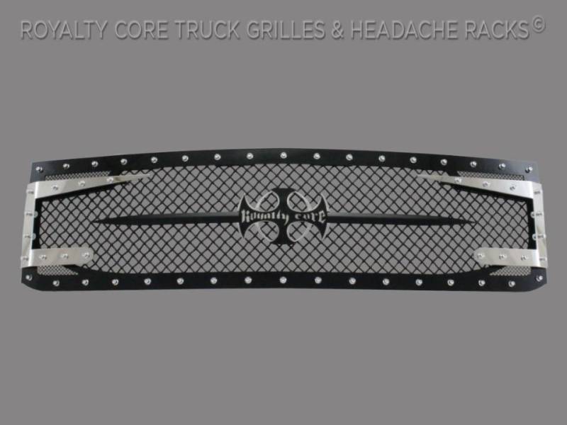 Royalty Core - Royalty Core 13893 Chevy 2500/3500 2007-2010 Full Grille Replacement RC3DX Innovative Grille