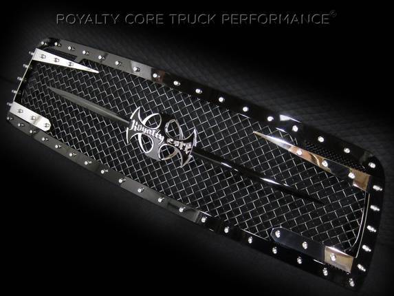 Royalty Core - Royalty Core 13966 Dodge Ram 2500/3500/4500 2006-2009 RC3DX Innovative Grille