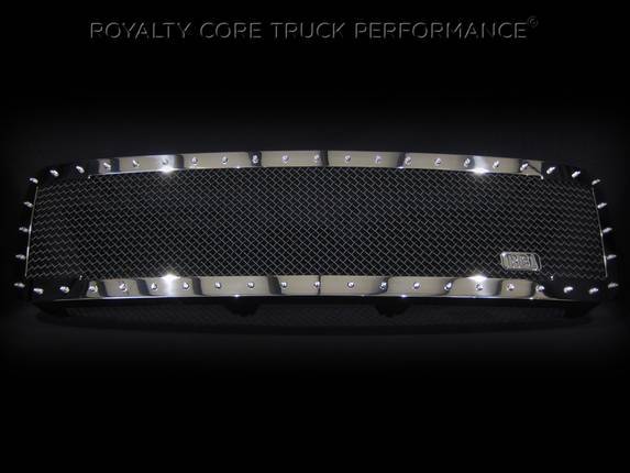 Royalty Core - Royalty Core 13999 Chevy 2500/3500 2007-2010 Full Grille Replacement RC1 Classic Grille Chrome