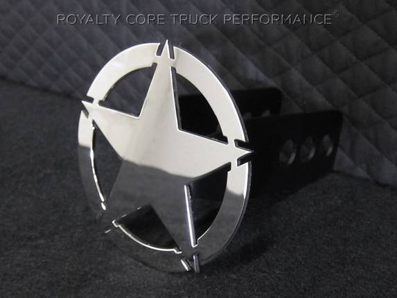 Royalty Core - Royalty Core 14018 War Star Chrome Hitch Cover