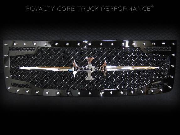 Royalty Core - Royalty Core 14046 GMC 2500/3500 Denali HD 2011-2014 RC2 Main Grille with Sword Assembly