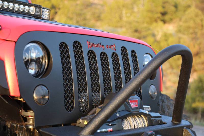 Royalty Core - Royalty Core 14081 Jeep Wrangler 2007-2017 RCJK Grille Replacement Satin Black