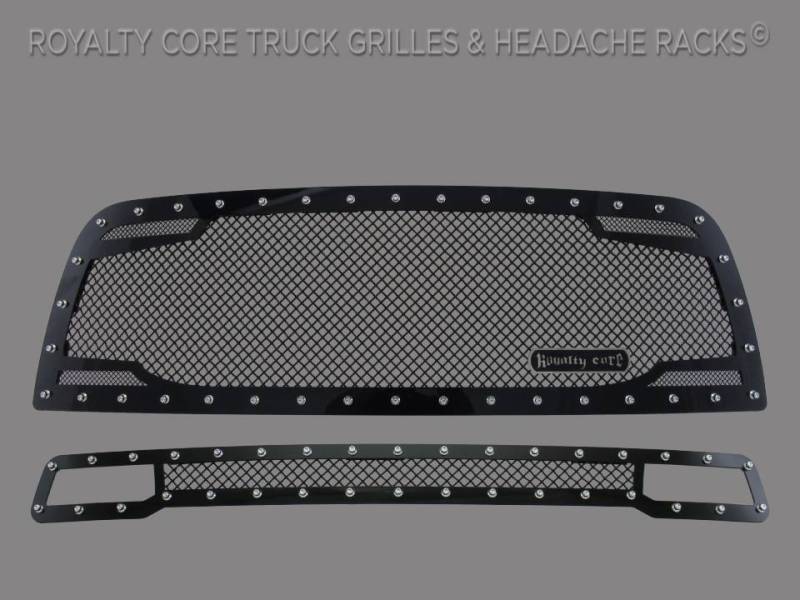 Royalty Core - Royalty Core 14086 Dodge Ram 1500 2009-2012 RC2 Main Grille Twin Mesh & Bumper Grille Package