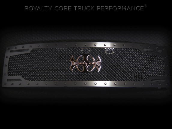 Royalty Core - Royalty Core 14137 Ford Raptor 2009-2015 RC2 Full Grille Replacement with Center Emblem
