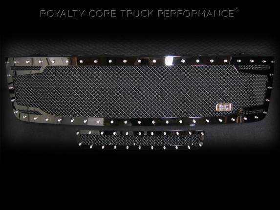 Royalty Core - Royalty Core 14153 Chevy 2500/3500 2011-2014 RC2 Full Grille Replacement & Bumper Grille Package