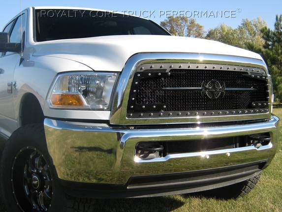 Royalty Core - Royalty Core 14180 Dodge Ram 2500/3500 2013-2018 RC3DX Satin Black Main Grille
