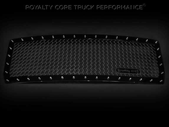 Royalty Core - Royalty Core 14255 GMC Sierra 1500, Denali, & All Terrain 2014-2015 RC1 Main Grille GB 5.0 Mesh