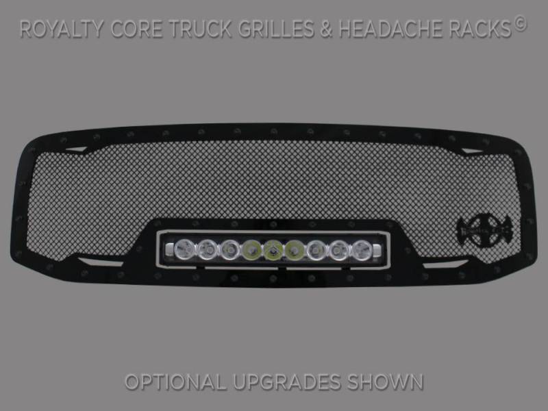 Royalty Core - Royalty Core 14323 Dodge Ram 2500/3500/4500 2006-2009 RC1X Incredible LED Grille