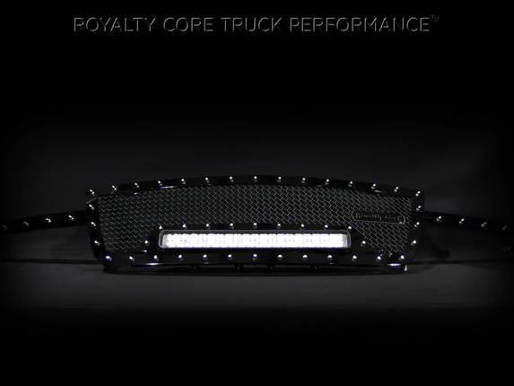 Royalty Core - Royalty Core 14337 Chevrolet 2500/3500 2005-2007 Full Grille Replacement RC1X Incredible LED Grille