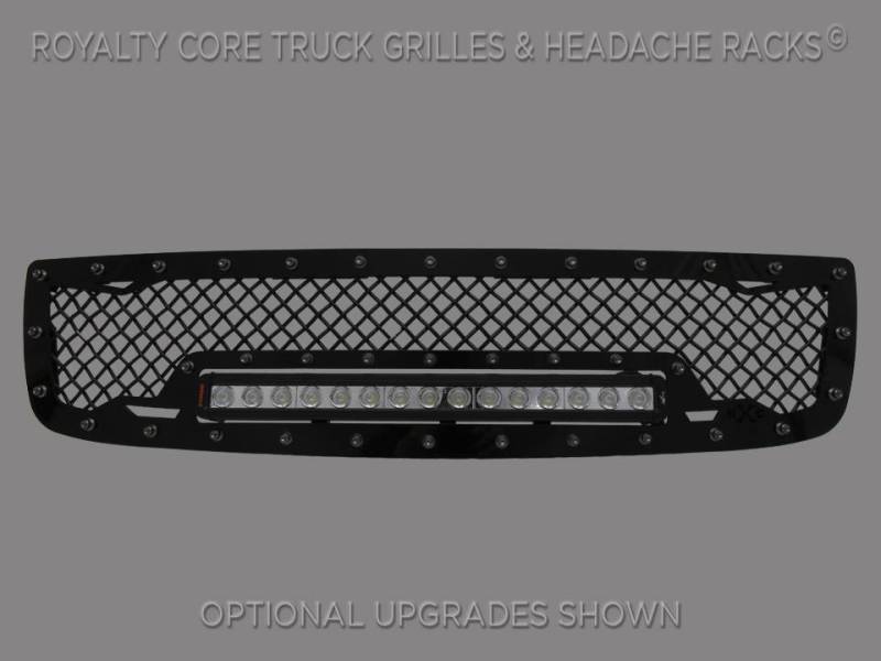 Royalty Core - Royalty Core 14344 GMC Sierra HD 2500/3500 2003-2006 RC1X Incredible LED Grille