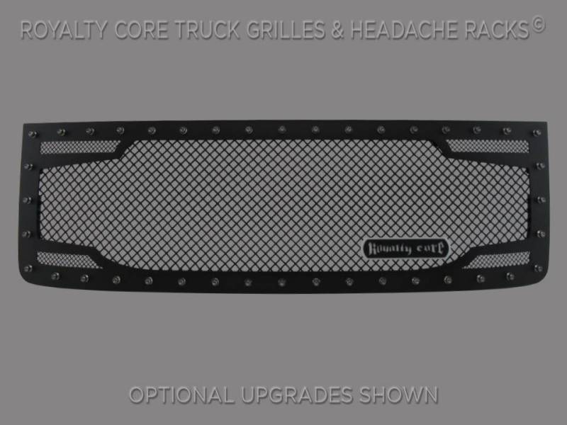 Royalty Core - Royalty Core 14355 GMCSierraHD 2500/3500 2011-2014 RC2 Twin Mesh Grille
