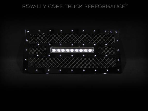 Royalty Core - Royalty Core 14382 Jeep Wrangler 2007-2017 RC1X Incredible Center LED Grille