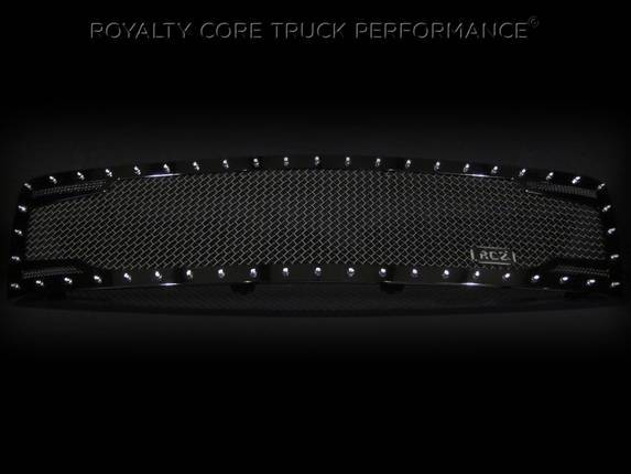 Royalty Core - Royalty Core 14408 Chevrolet 1500 2006-2007 Full Grille Replacement RC2 Twin Mesh Grille