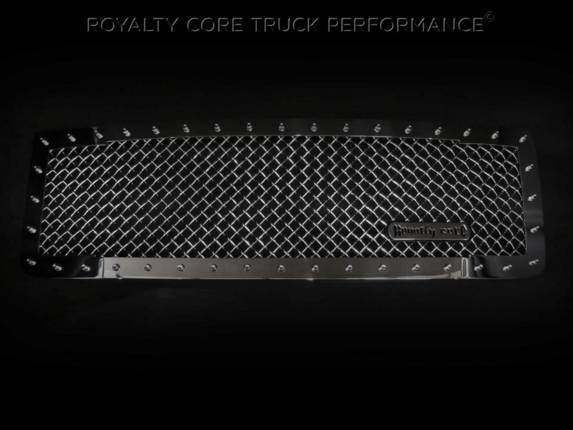 Royalty Core - Royalty Core 14427 GMC Sierra HD 2500/3500 2015-2019 RC1 Classic Grille Chrome
