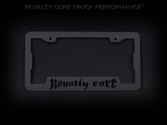 Royalty Core - Royalty Core 14456 Royalty Core Single License Plate Cover Satin black
