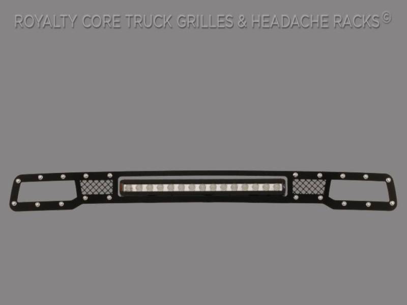Royalty Core - Royalty Core 14510 Dodge Ram 2013-2018 2500/3500 Bumper Grille with 20" LED Bar