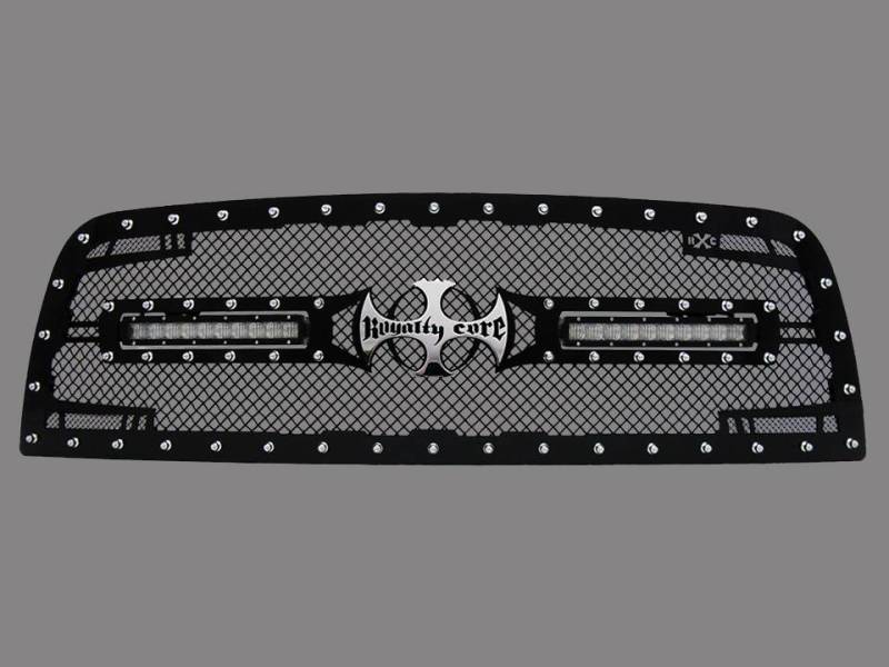 Royalty Core - Royalty Core 14516 Dodge Ram 2500/3500/4500 2010-2012 RC2X X-Treme Dual LED Grille
