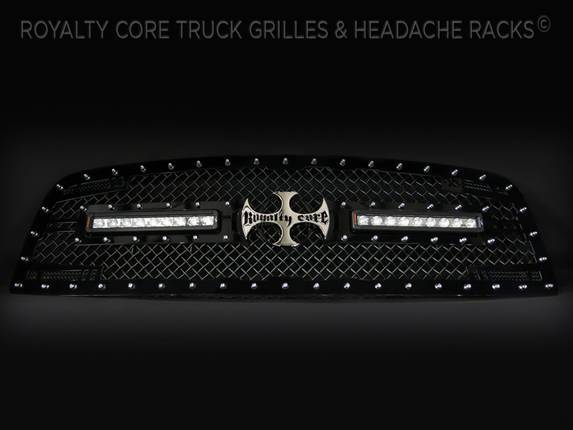 Royalty Core - Royalty Core 14519 Dodge Ram 1500 2009-2012 RC2X X-Treme Dual LED Grille