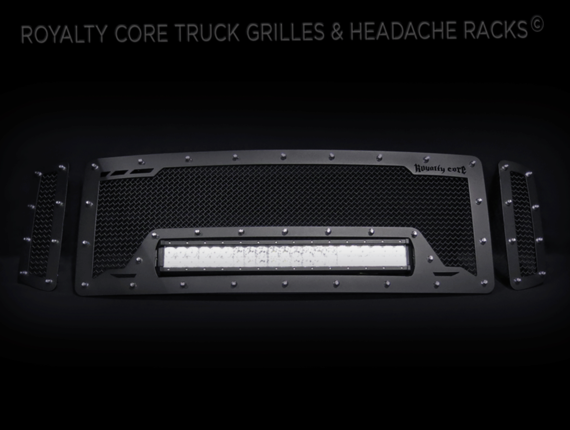 Royalty Core - Royalty Core 14528 Ford Super Duty 2005-2007 RCRX LED Race Line Grille