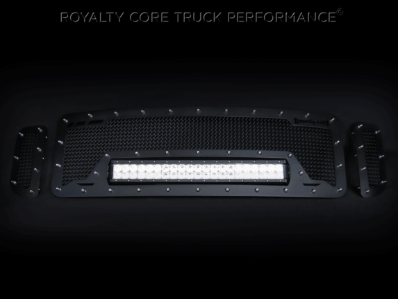 Royalty Core - Royalty Core 14529 Ford Super Duty 1999-2004 RCRX LED Race Line Grille