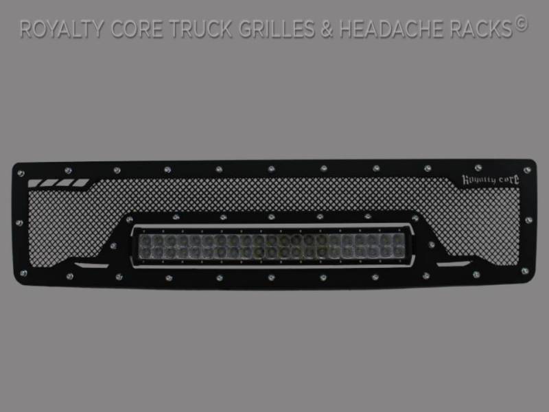 Royalty Core - Royalty Core 14530 Ford Super Duty 1992-1998 RCRX LED Race Line Grille