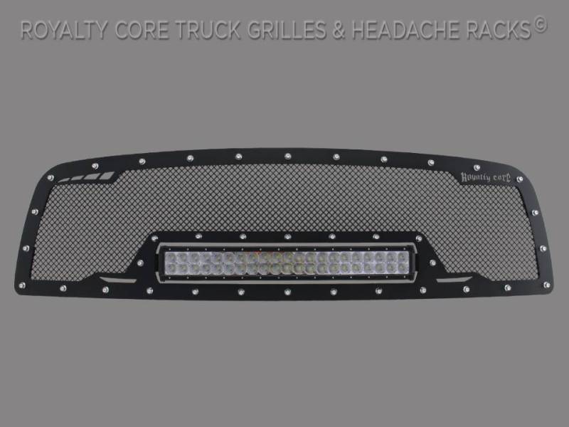 Royalty Core - Royalty Core 14543 DODGE RAM 1500 2002-2005 RCRX LED Race Line Grille