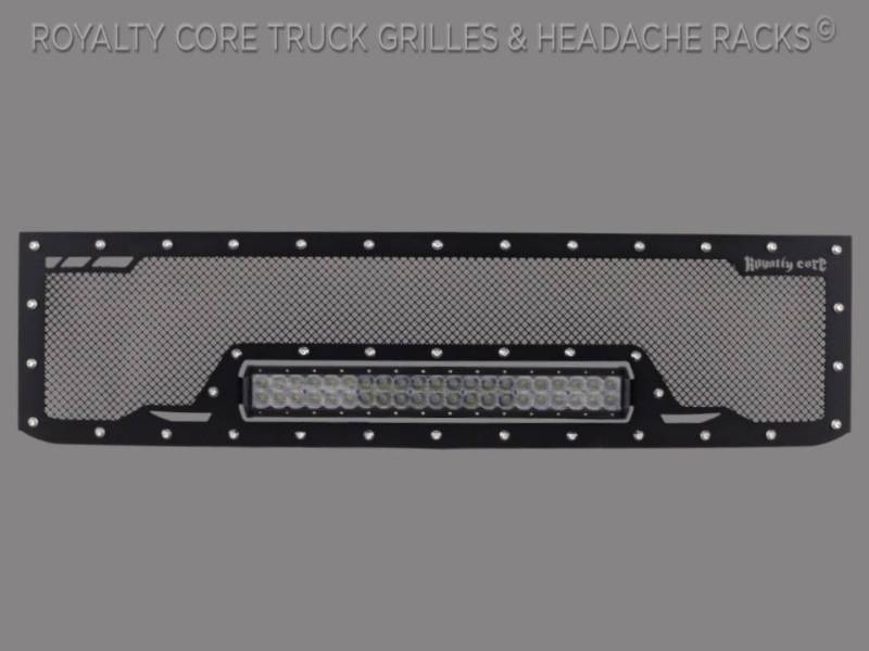 Royalty Core - Royalty Core 14544 Chevy 2500/3500 2015-2019 RCRX LED Race Line Grille